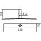Base | for grid element | horizontally, 1 sleeve